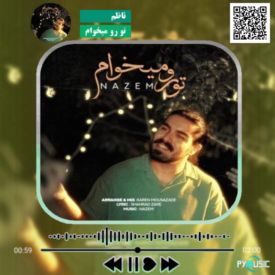 دانلود آهنگ تو رو میخوام ناظم